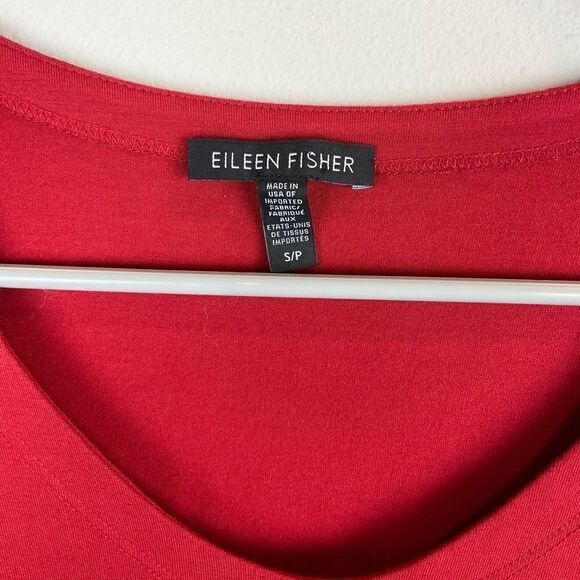 Eileen Fisher Viscose Jersey Asymmetric Tunic - Picture 6 of 6